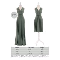 Maxi Infinity-Wickelkleid – Brautjungfernkleid (1000)