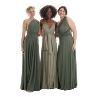 Maxi Infinity-Wickelkleid – Brautjungfernkleid (1000)