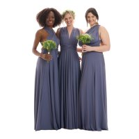 Maxi Infinity-Wickelkleid – Brautjungfernkleid (1000)