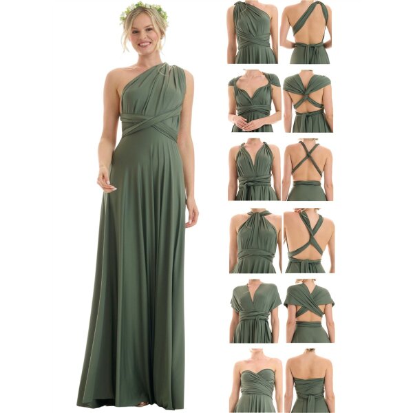 Maxi - Infinity Wickelkleid  Dunkelblau 40-44