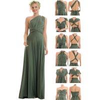 Maxi - Infinity Wickelkleid  Dunkelblau 40-44