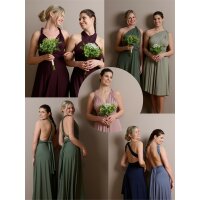 Maxi - Infinity Wickelkleid  Dunkelblau 40-44