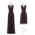 Maxi - Infinity Wickelkleid  Dunkelblau 40-44