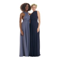 Maxi Infinity-Wickelkleid – Brautjungfernkleid (1000) Dunkelblau 46-50