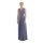 Maxi Infinity-Wickelkleid – Brautjungfernkleid (1000) Grau-Blau 46-50