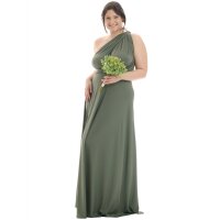 Maxi - Infinity Wickelkleid  Grün 34-38