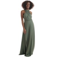 Maxi - Infinity Wickelkleid  Grün 34-38