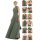 Maxi - Infinity Wickelkleid  Grün 34-38