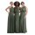 Maxi Infinity-Wickelkleid – Brautjungfernkleid (1000) Grün 46-50