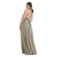 Maxi - Infinity Wickelkleid  Salbei-Grün 40-44