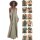Maxi - Infinity Wickelkleid  Salbei-Grün 40-44