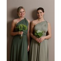 Maxi Infinity-Wickelkleid – Brautjungfernkleid (1000) Salbei-Grün 46-50