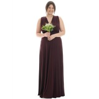 Maxi - Infinity Wickelkleid  Mauve 34-38
