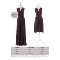 Maxi Infinity-Wickelkleid – Brautjungfernkleid (1000) Mauve 46-50