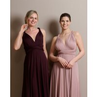 Maxi Infinity-Wickelkleid – Brautjungfernkleid (1000) Mauve 46-50