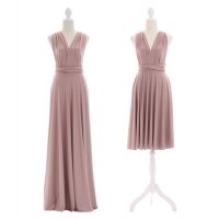 Maxi - Infinity Wickelkleid  Altrosa 34-38