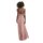 Maxi Infinity-Wickelkleid – Brautjungfernkleid (1000) Altrosa-Taupe 46-50