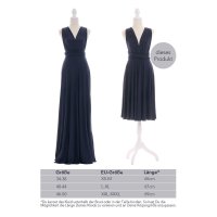 Midi Infinity-Wickelkleid – Brautjungfernkleid (1100)