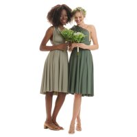 Midi Infinity-Wickelkleid – Brautjungfernkleid (1100)