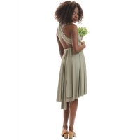 Midi - Infinity Wickelkleid  Salbei-Grün 40-44