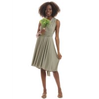 Midi - Infinity Wickelkleid  Salbei-Grün 40-44