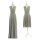 Midi - Infinity Wickelkleid  Salbei-Grün 40-44