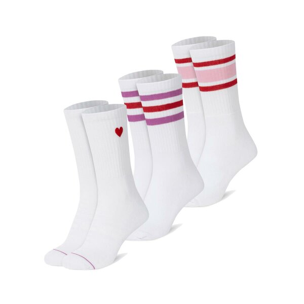 faav Tennissocken - Socken mit Print - Baumwoll-Socken - Unisex 39-42