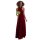 Maxi - Infinity Wickelkleid  Bordeaux-Rot 40-44