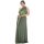 Maxi - Infinity Wickelkleid  Braun-Taupe 34-38